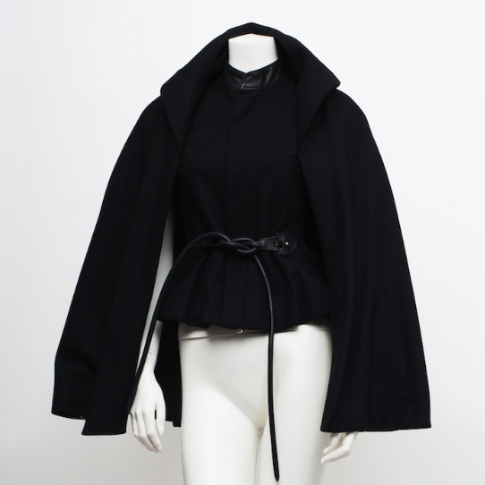Cropped 2025 cape jacket