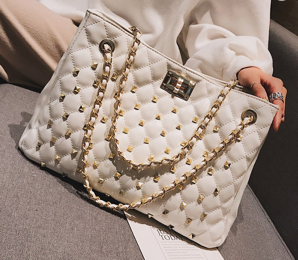 Studded Tote Bag