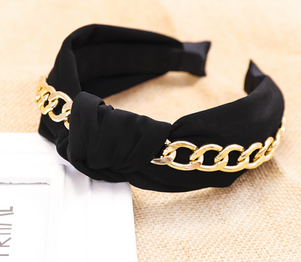 Chain Link Knotted Headband