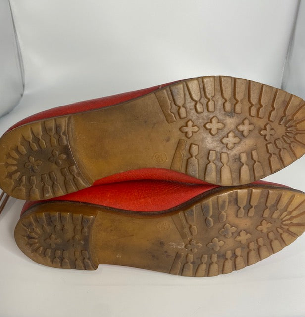 Red 1980's Gucci Boots