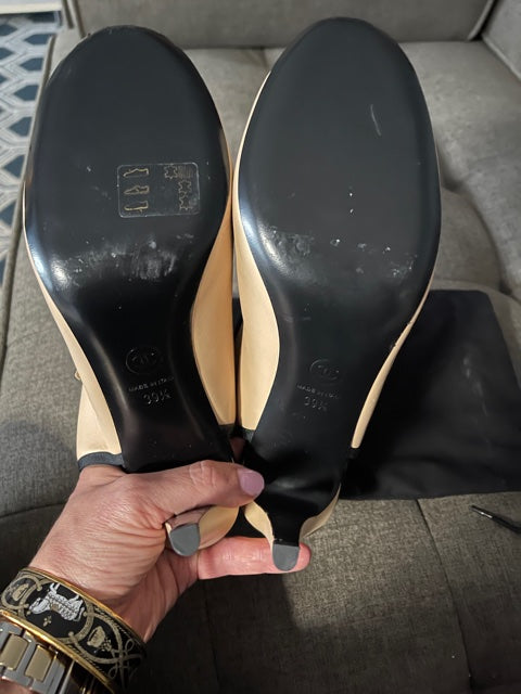 Chanel Strappy Slingback Pumps