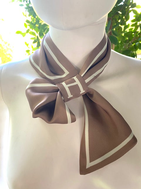 H Logo Neck Loop Scarf