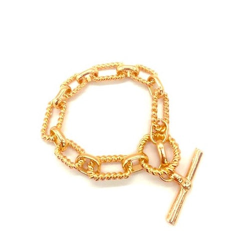 Chain Link Toggle Bracelet