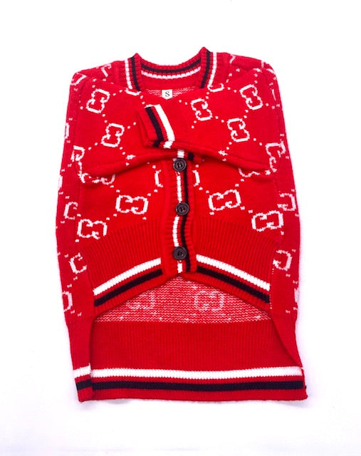 Reddy Freddy Dog Sweater