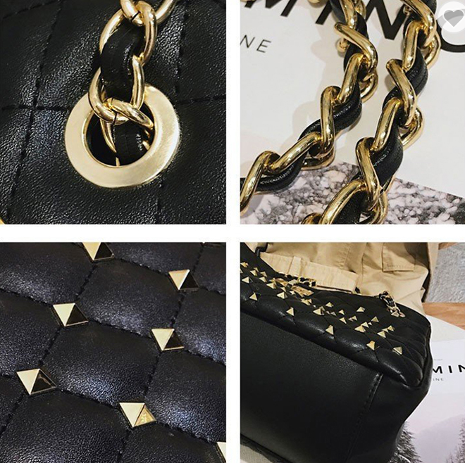 Studded Tote Bag