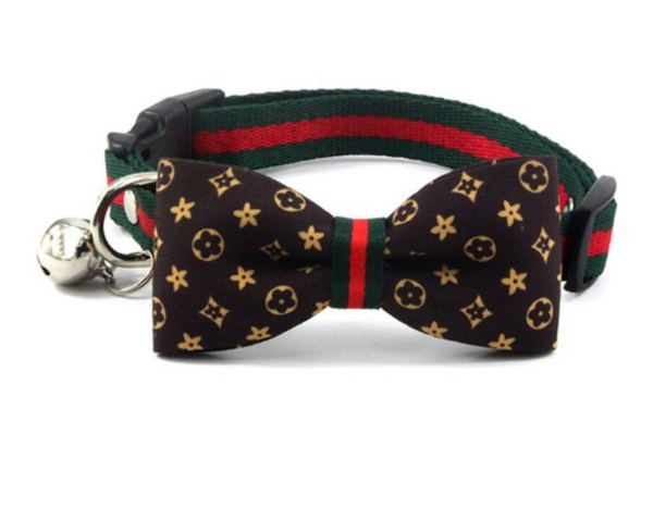 Call Me Clover Bow Dog Collar / Small