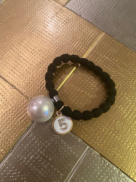 Pearl Flower Hair Tie