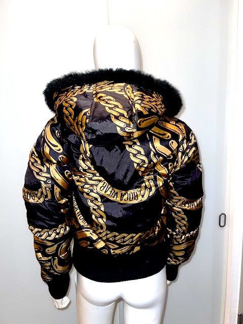 Vintage Rockawear Chain Link Pattern Jacket / S