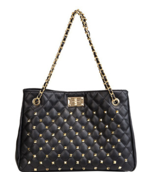 Studded Tote Bag