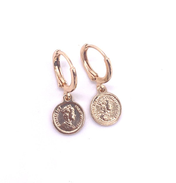 Mini Coin Earrings